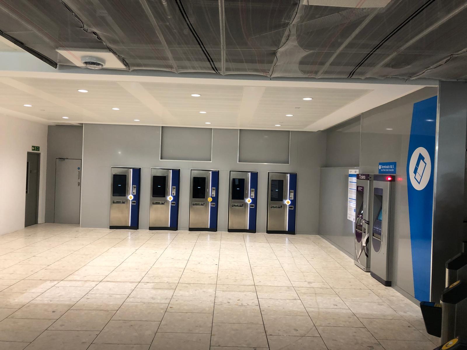 Ticket machine hall refurbishment