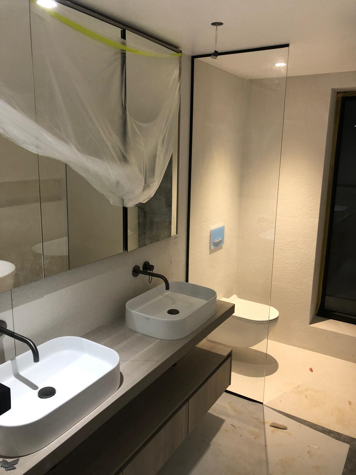 Luxury bathroom installation