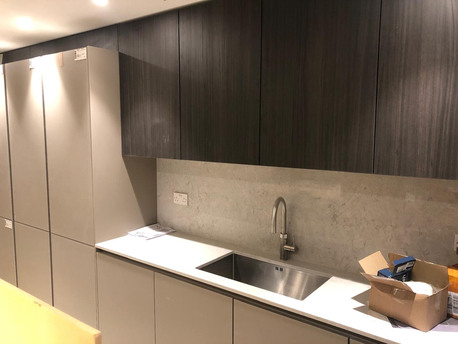 Full house refurbishment — modern kitchen installation